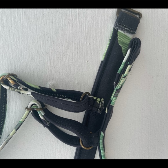 Rip Curl Palmetto Tri Bikini Top Black Floral - Picture 13 of 13